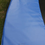 Kahuna 16ft Outdoor Trampoline Kids Children With Safety Enclosure Pad Mat Ladder Basketball Hoop Set - Blue