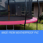 UP - SHOT 12ft Pink Replacement Trampoline Pad - Spring Reinforced Round Outdoor