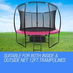 UP - SHOT 12ft Pink Replacement Trampoline Pad - Spring Reinforced Round Outdoor