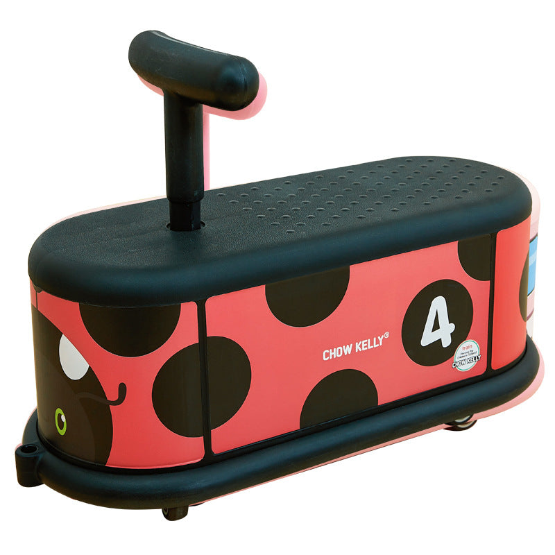 Beetle Quiet Ride Twist Car for Toddlers - Fun Wiggle Ride-On Toy