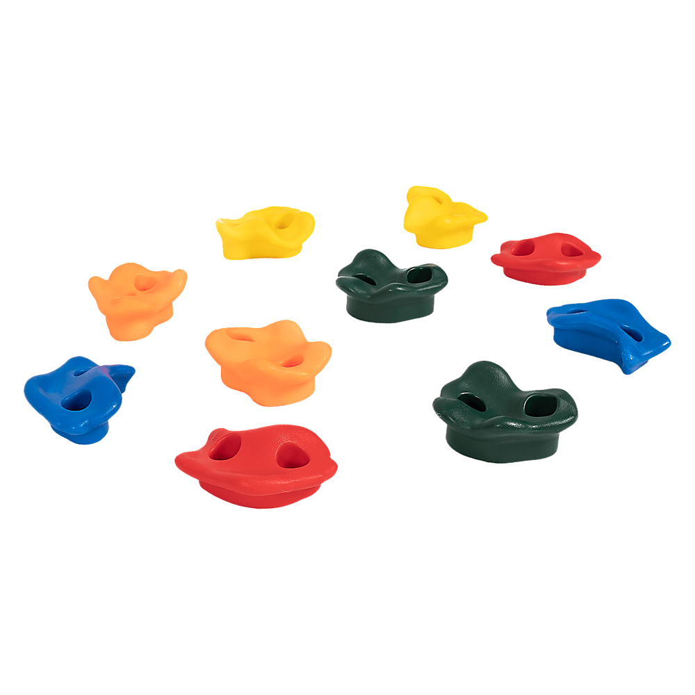 Deluxe 10 x Holds for Rock Climbing Wall Kids Outdoor Playground