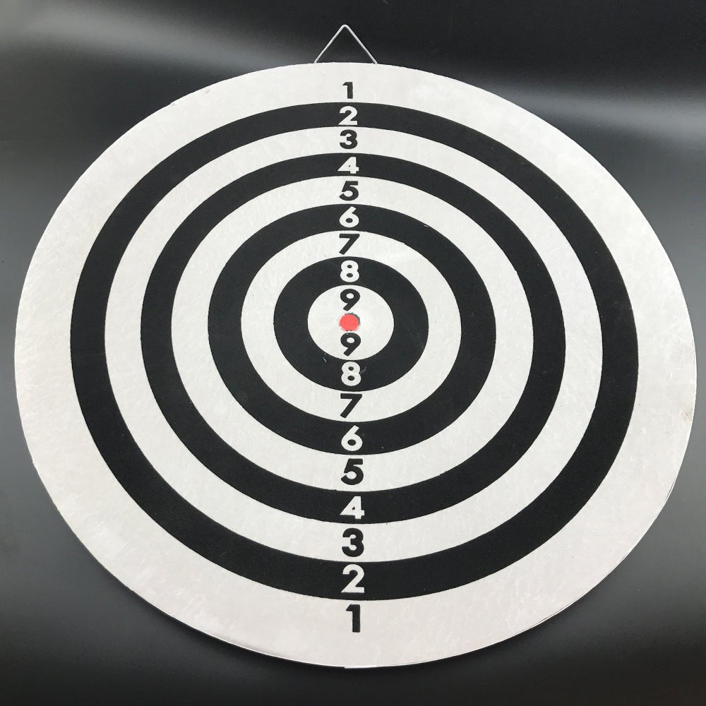 Durable Part Printing 18" Two Side Dart Board+6 Darts Steel Wire Inlay