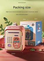 Interactive Kids' Piggy Bank Safe with Music, Stories & Password Lock(blue)