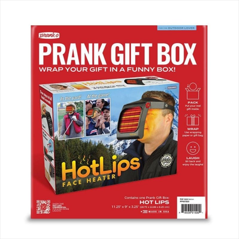 PRANK - O Prank Gift Box - Hot Lips Face Heater