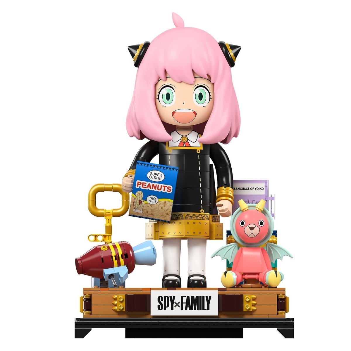 Kalos 31cm Anya Forger Face Changing Building Block Figure Spy X Family