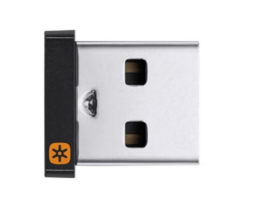 LOGITECH USB Unifying Receiver Connects Wireless Keyboard Mouse Multiple 6 Devices to Your Computer 10m Range Tiny Size 910 - 005239 = 910 - 005934