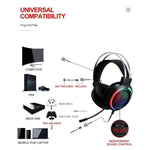 T - Wolf TF400 4 - pcs Rainbow Keyboard/Mouse/Headphone/Mouse Pad Kit Set