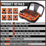 32Piece 1/4" Mini Double Head Screwdriver Bit and Ratchet Set CRV Steel Durable