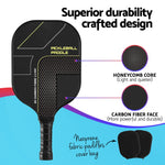 Everfit 2PCS Pickleball Paddles Set Outdoor Pickle Balls Rackets with Cover Bag Training