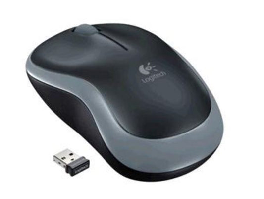 Logitech M185 Wireless Mouse Nano Receiver Grey 1-year battery life Logitech Advanced 2.4 GHz wireless connectivity - ToyChest.au