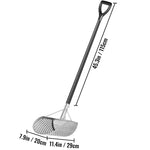 VEVOR Metal Detector Sand Scoop Detecting Hunting Scoop w/ Carbon Fiber Handle