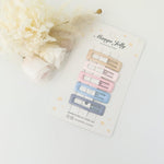 MANGO JELLY Butter Cream Hair Clips Collection - Ice cream Bar clips - Twin Pack