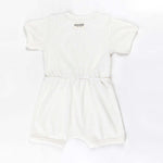 Ponchik Babies + Kids - Ribbed Cotton Romper - Daisy - 0-3 months