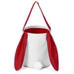 Red Adorable Easter Bunny Ear Tote Bag - Stylish Rabbit-Themed Candy Bag
