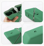 Pink Transforming Silicone Pencil Case - Stand-Up Pen Holder & Stationery Organizer
