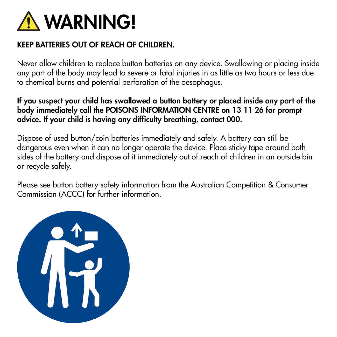 kids doctor play set with ecg machine battery safety warning label keep batteries out of reach