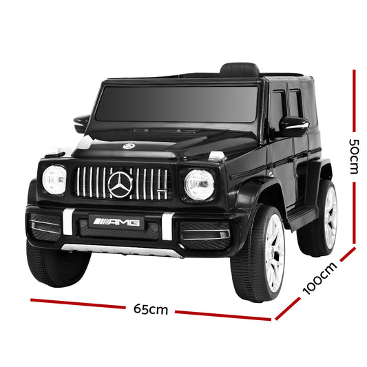 Kids Electric Ride On Car Mercedes-Benz Licensed AMG G63 Toy Cars 12V Black - ToyChest.au