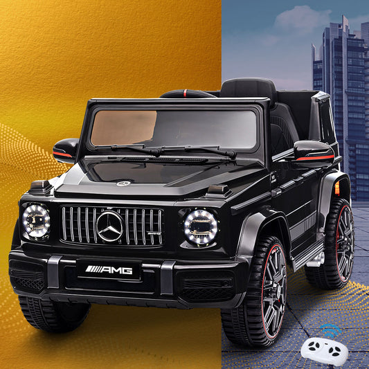 Kids Electric Ride On Car Mercedes-Benz Licensed AMG G63 Toy Cars Remote Black - ToyChest.au