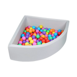 Corner Ball Pit Playpen Enclosure Grey