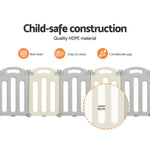 Keezi Baby Playpen 20 Panels Foldable Toddler Fence Safety Play Activity Centre