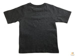 KIDS PLAIN T SHIRT Childrens Child 100% COTTON Boys Girls Basic Blank Tee Top - Grey Marle - 10