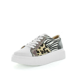 JUST BEE Women's CIPER Sneakers White Multi 37EU