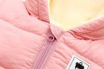 Suitable For Height 90cm Dark Blue Baby & Toddler Hooded Padded Snowsuit - Fleece Lined Winter Romper Outerwear