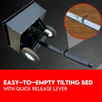 Steel Dump Cart Garden Tipping Trailer