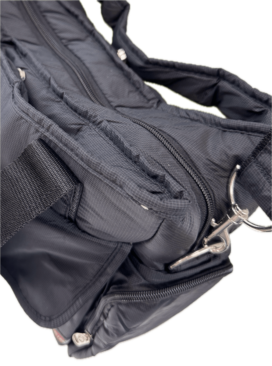 FIB Baby Nappy Bag Diaper Maternity Milk Mummy Changing Travel Tote - Black