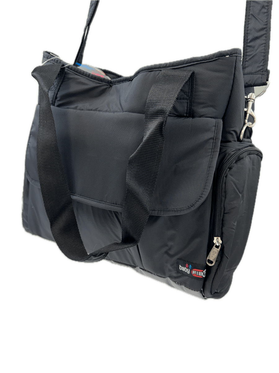 FIB Baby Nappy Bag Diaper Maternity Milk Mummy Changing Travel Tote - Black
