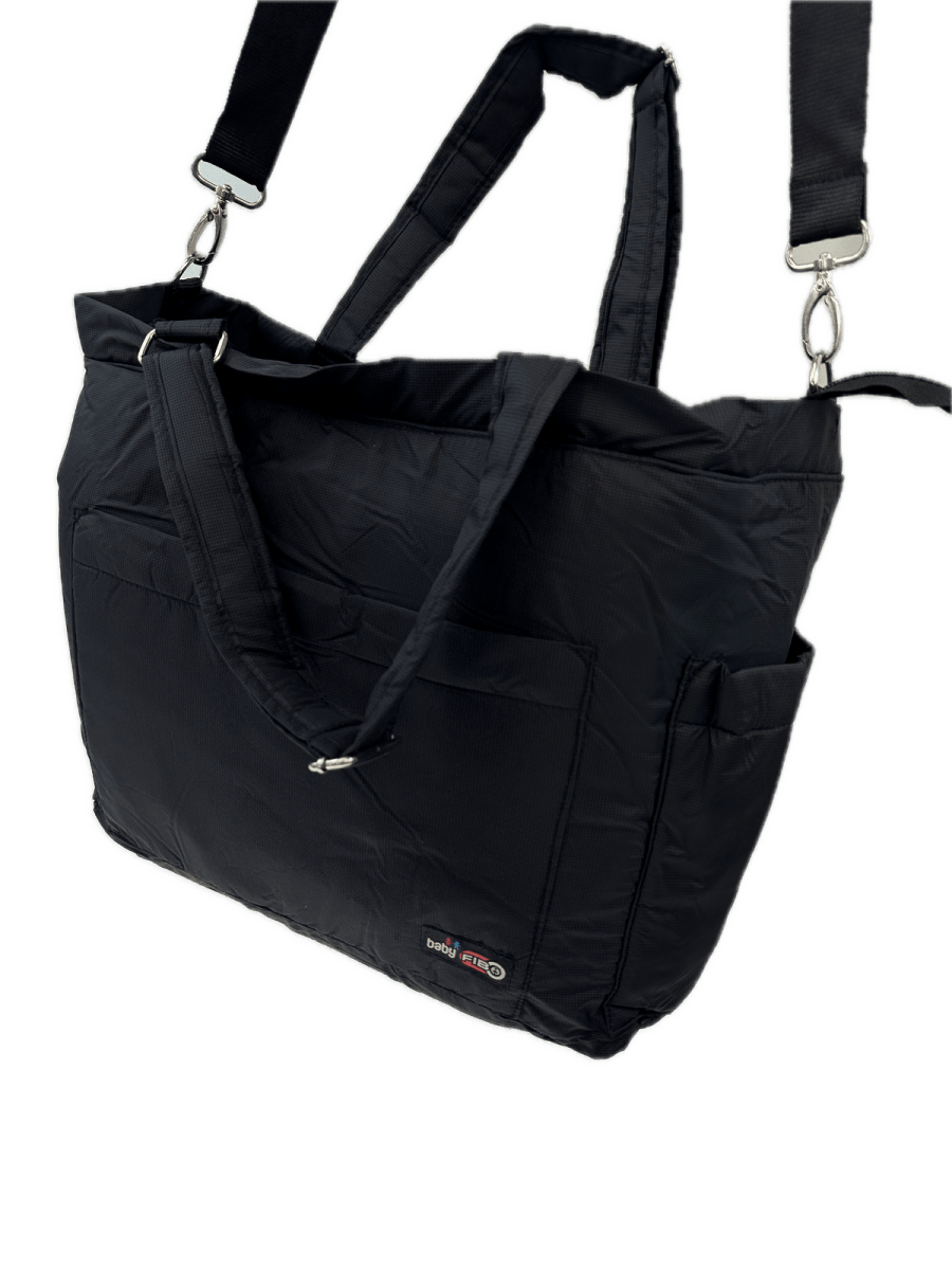 FIB Baby Nappy Bag Diaper Maternity Milk Mummy Changing Travel Tote - Black