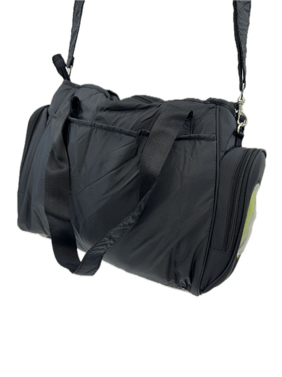 FIB Baby Nappy Bag Diaper Maternity Milk Mummy Changing Travel Tote - Black