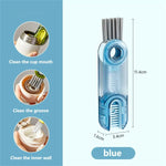 Cleanix Multi - functional Cup Cleaning Brush Bottle Nipple Cleaning Tool Three - in - one