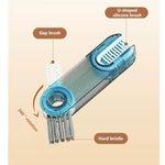 Cleanix Multi - functional Cup Cleaning Brush Bottle Nipple Cleaning Tool Three - in - one
