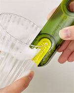 Cleanix Multi - functional Cup Cleaning Brush Bottle Nipple Cleaning Tool Three - in - one
