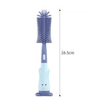 Vibe Geeks 3 in 1 Silicone Bottle and Teat Cleaning Brush - Green