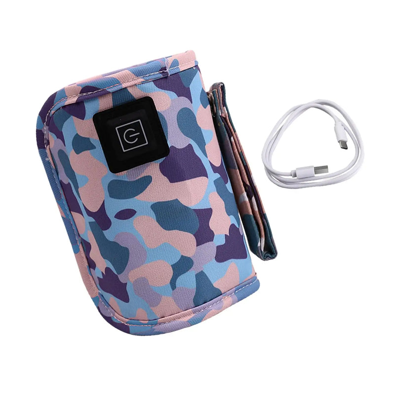 Vibe Geeks 3 Temperature Insulated Milk Baby Bottle Warmer- Usb Plugged-in - Black