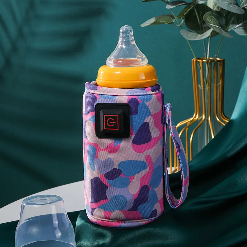 Vibe Geeks 3 Temperature Insulated Milk Baby Bottle Warmer- Usb Plugged-in - Blue
