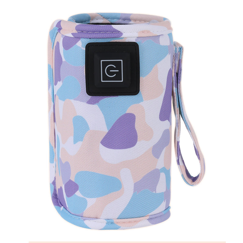 Vibe Geeks 3 Temperature Insulated Milk Baby Bottle Warmer- Usb Plugged-in - White