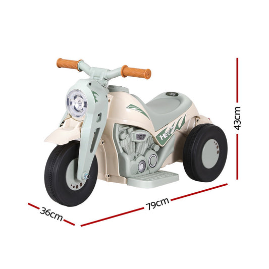 Rigo Kids Ride On Car Electric Motorcycle Motorbike with Bubble Maker Green - ToyChest.au
