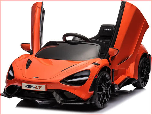 12V Licensed McLaren 765LT Kids Ride On Sports Electric Car - ToyChest.au