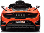 12V Licensed McLaren 765LT Kids Ride On Sports Electric Car