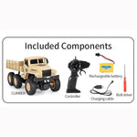 2.4ghz 4ch Remote Control Dongfeng 7 Six-wheeled Armor Truck Toy - Yellow