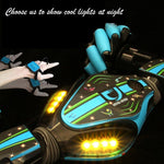 Gesture Control Twisting Car with Music and Deformation - Blue
