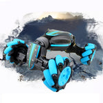 Gesture Control Twisting Car with Music and Deformation - Blue