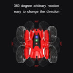 High-speed Double-sided Rc Car for Stunts and Off-road Tumbling - Red