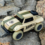High Speed Off-road Drifting Toy Truck with 27mhz Remote Control for Kids - Green