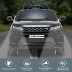 Kahuna Land Rover Licensed Kids Electric Ride On Car Remote Control - Black
