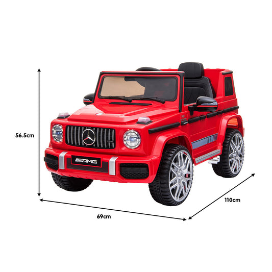 Kahuna Mercedes Benz AMG G63 Licensed Kids Ride On Electric Car Remote Control - Red - ToyChest.au
