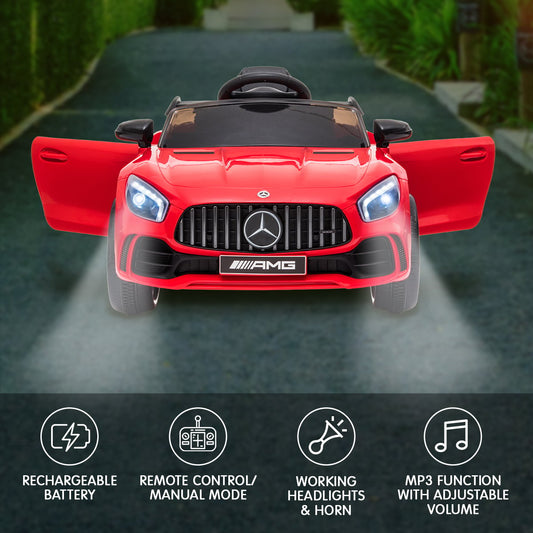 Kahuna Mercedes Benz Licensed Kids Electric Ride On Car Remote Control - Red - ToyChest.au